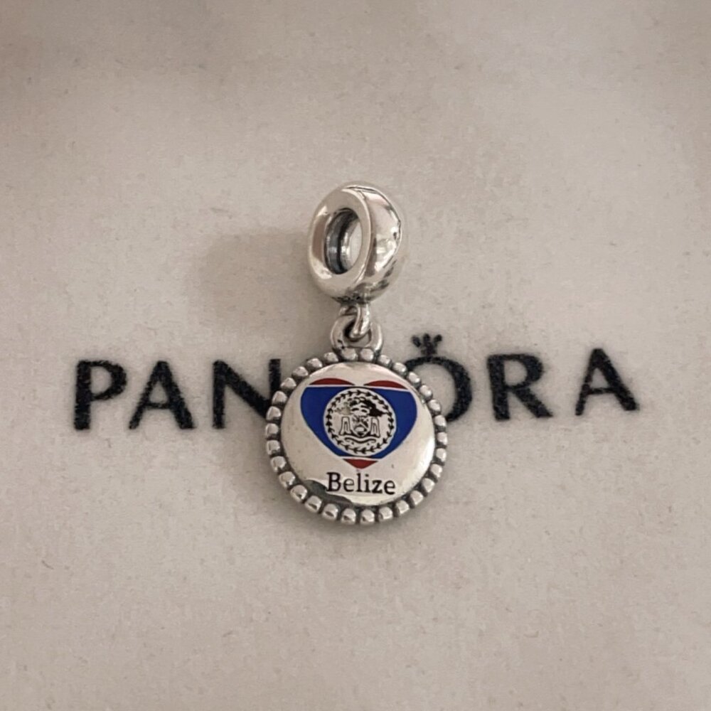 Pandora Belize Flag Exclusive Charm Pendant
